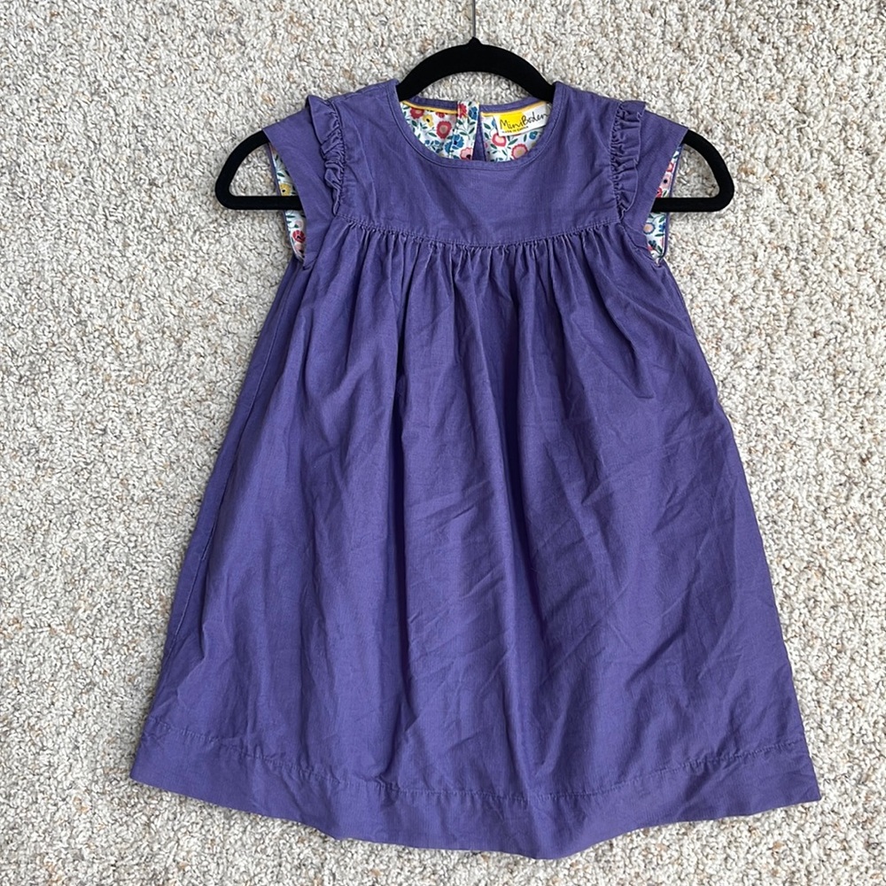 Mini Boden Size 6/7 Fine Corduroy Dress